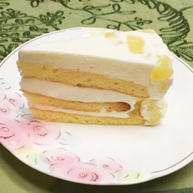 洋ナシのケーキの画像